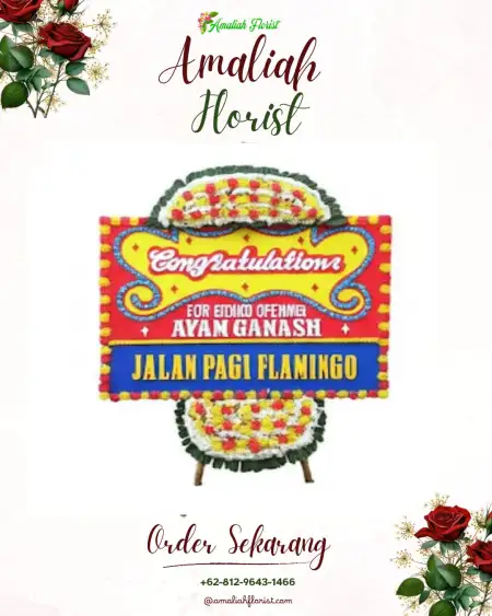 Sewa Papan Bunga Ballroom Wedding Cibinong